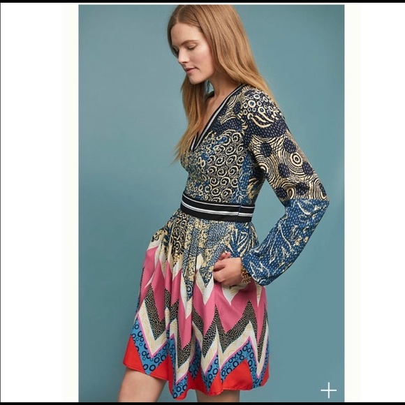 Anthropologie Dresses & Skirts - Anthropologie Maeve Patterned Dress NWT